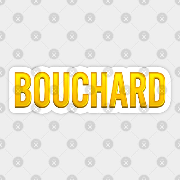 Bouchard Family Name Sticker by xesed